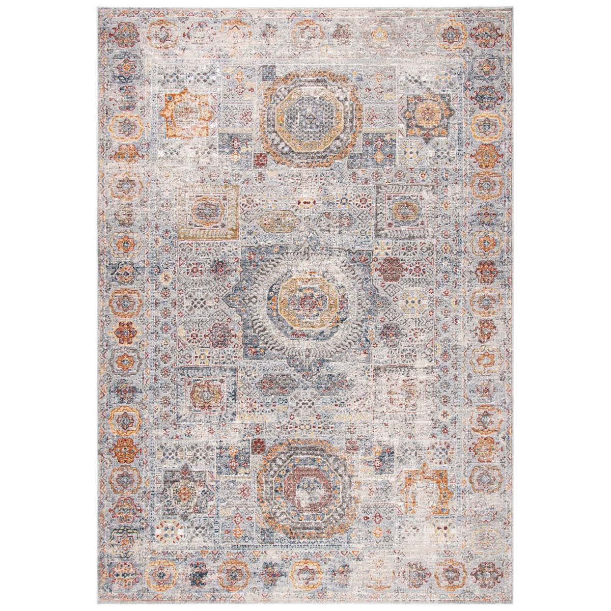 Safavieh History 599 Rug, HIS599 - Light Grey / Gold