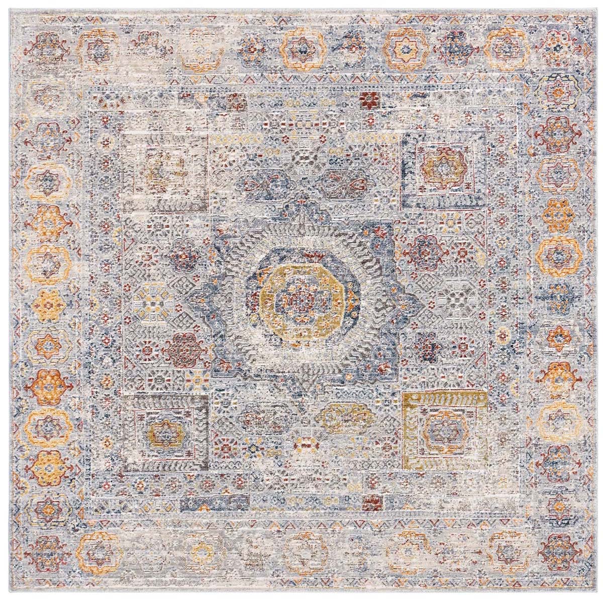 Safavieh History 599 Rug, HIS599 - Light Grey / Gold