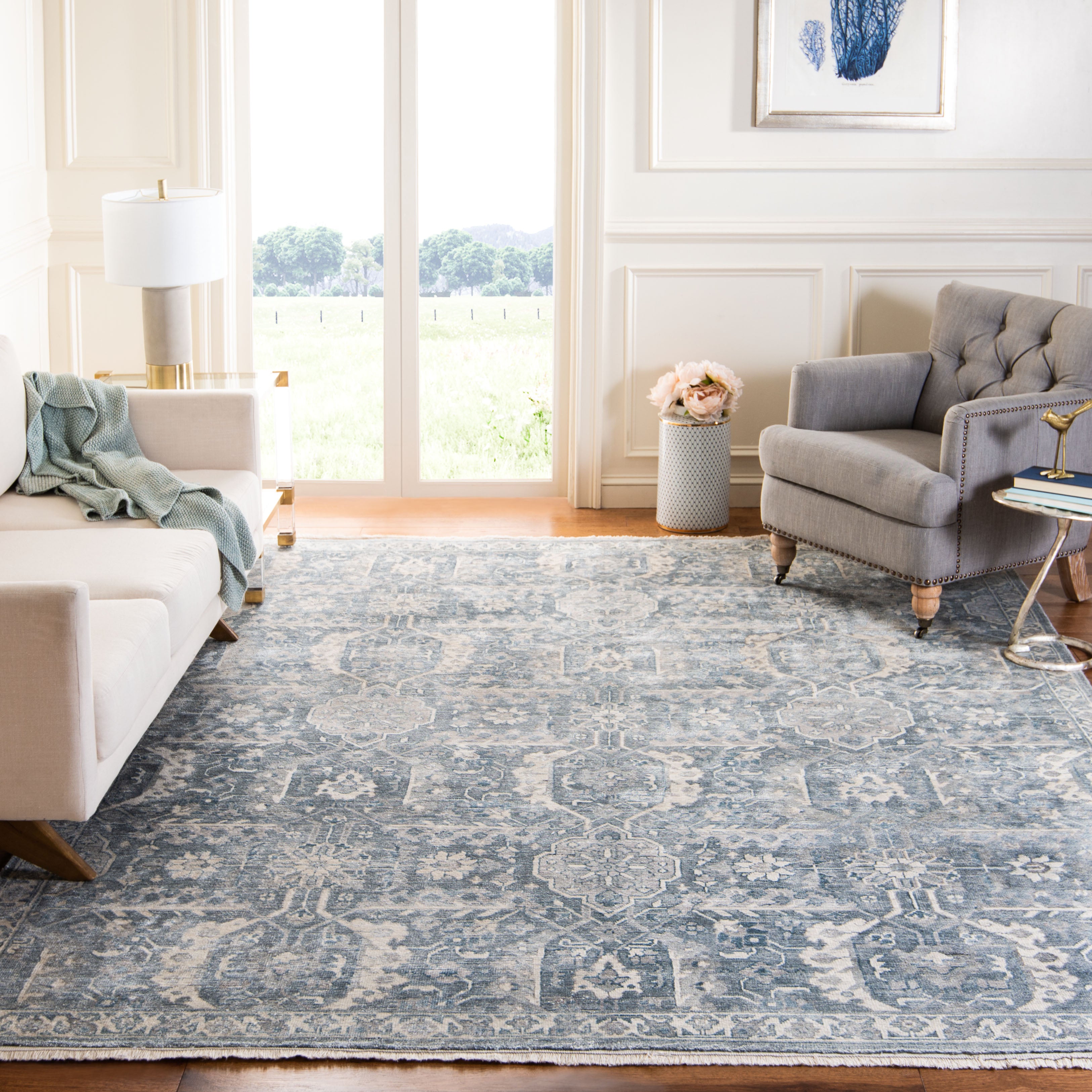 Safavieh Haj Jalili 276 Rug, HJ1276 - Light Blue