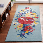 Safavieh Chelsea 219 Rug, HK219 - Blue / Rose