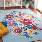 Safavieh Chelsea 219 Rug, HK219 - Blue / Rose