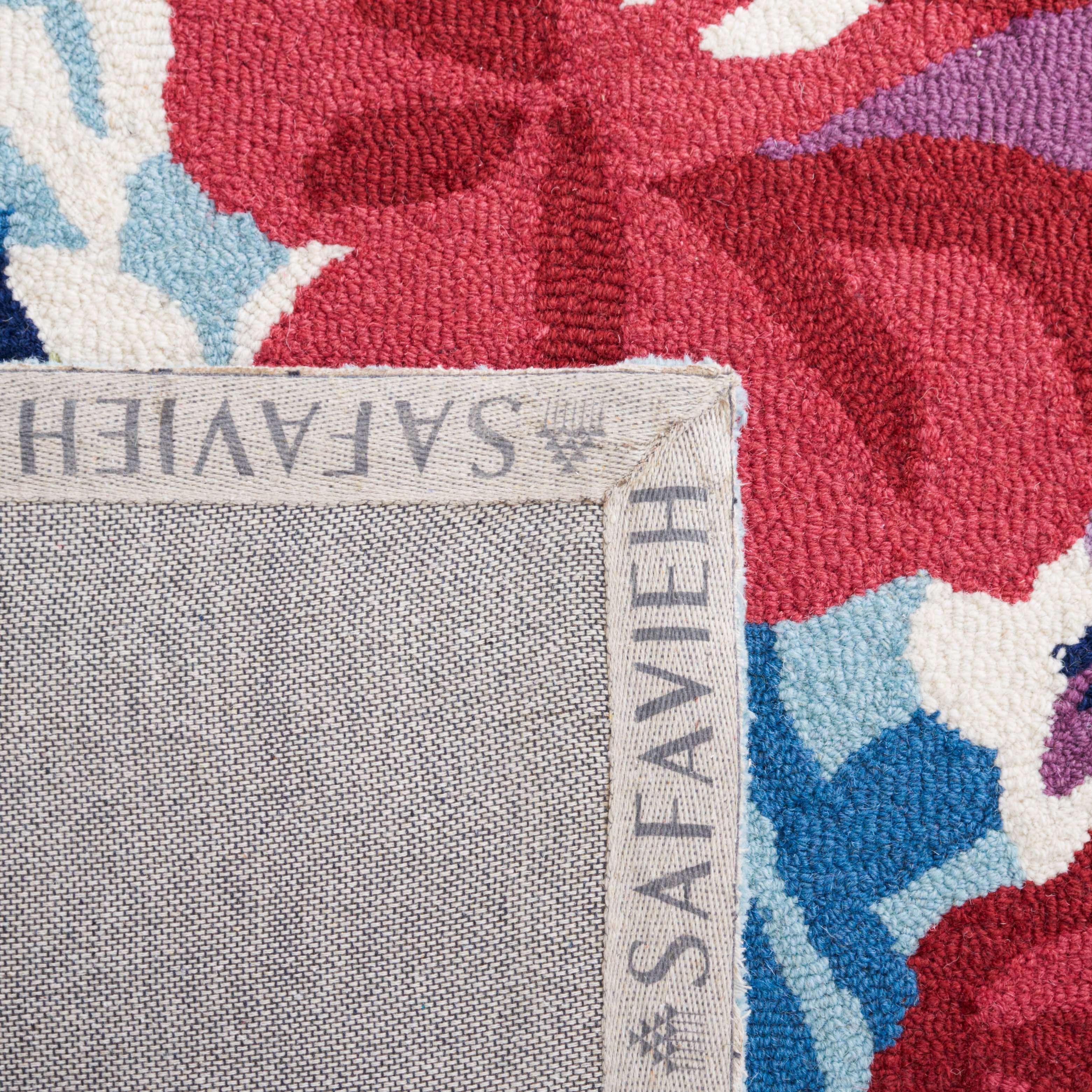 Safavieh Chelsea 219 Rug, HK219 - Blue / Rose
