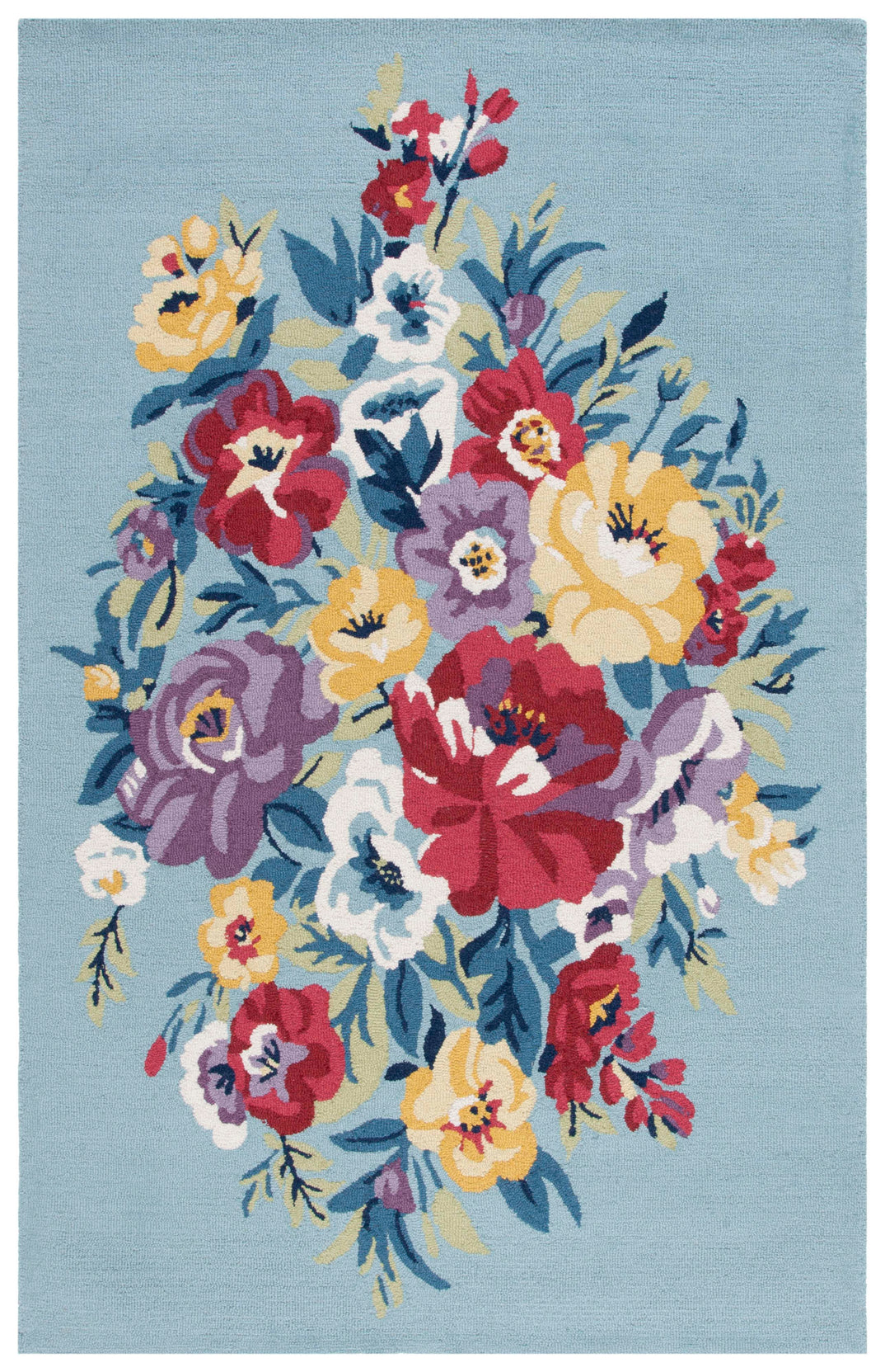 Safavieh Chelsea 219 Rug, HK219 - Blue / Rose
