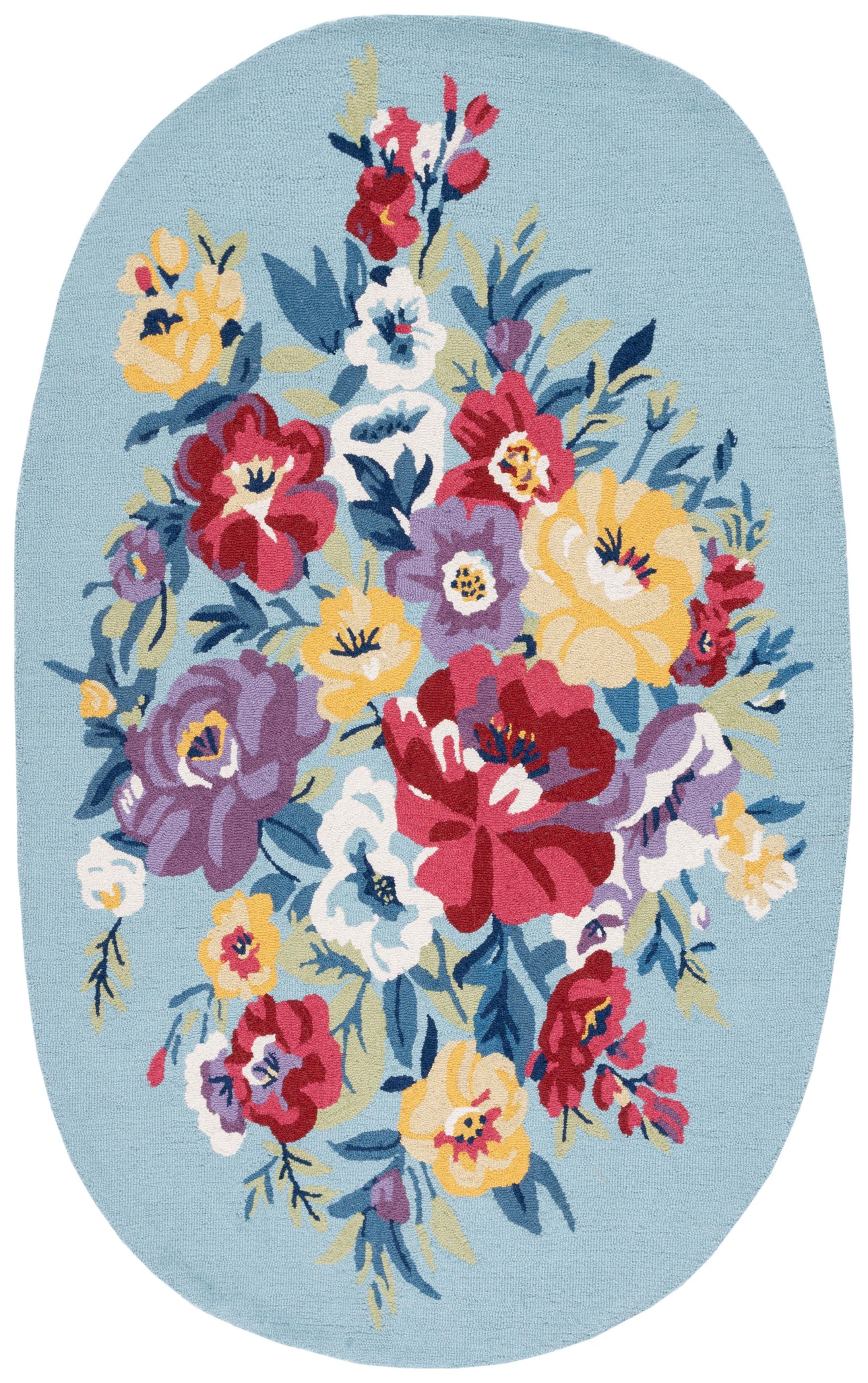 Safavieh Chelsea 219 Rug, HK219 - Blue / Rose