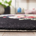 Safavieh Chelsea 219 Rug, HK219 - Black / Rose