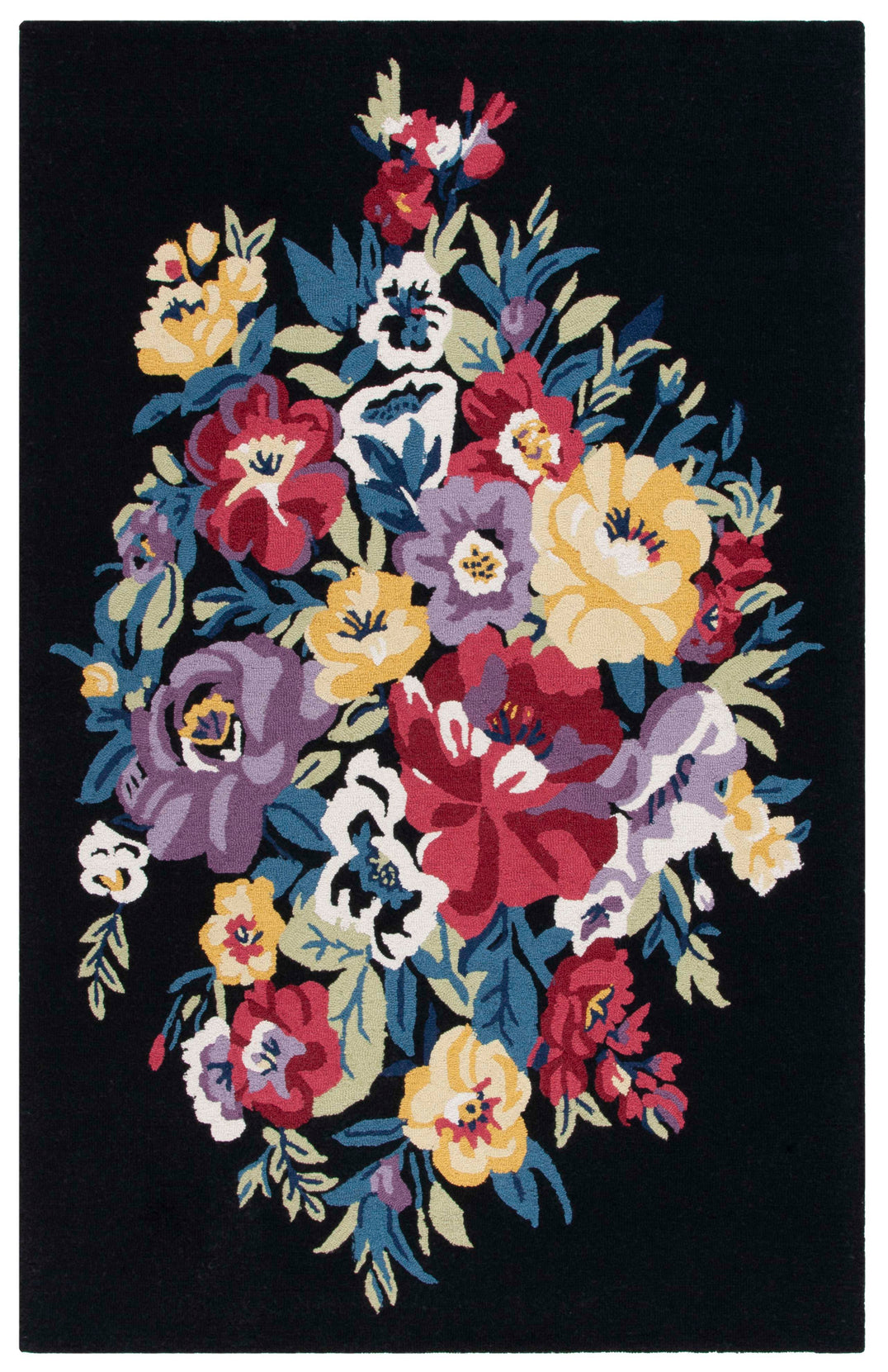 Safavieh Chelsea 219 Rug, HK219 - Black / Rose