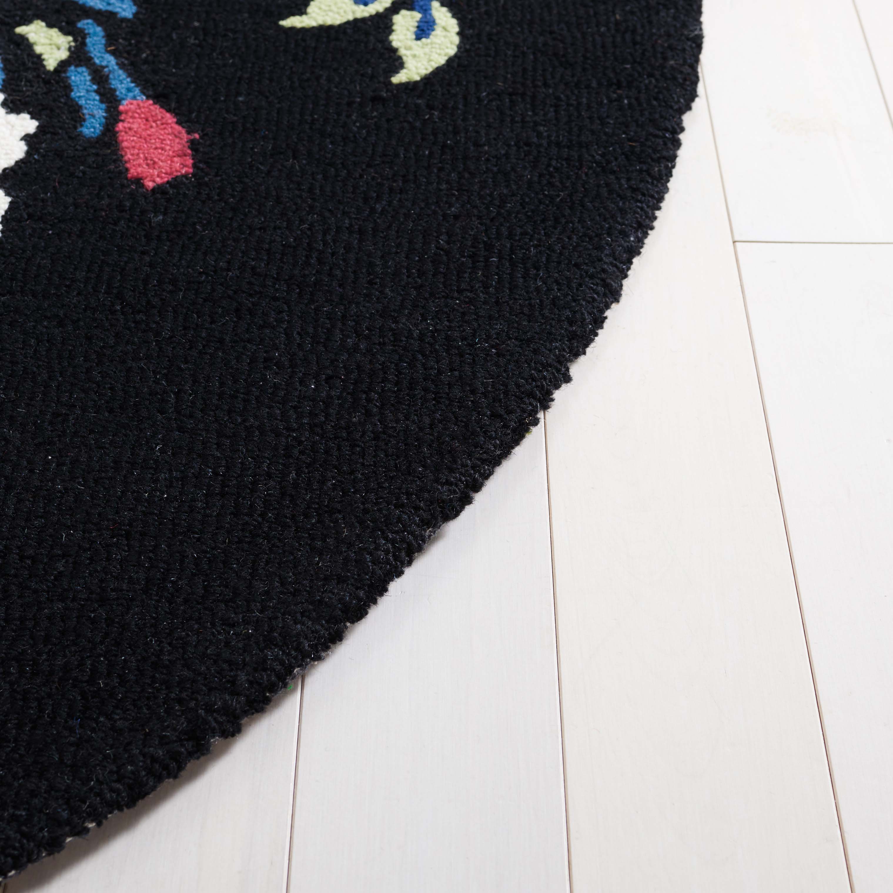 Safavieh Chelsea 219 Rug, HK219 - Black / Rose