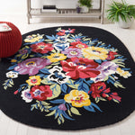 Safavieh Chelsea 219 Rug, HK219 - Black / Rose