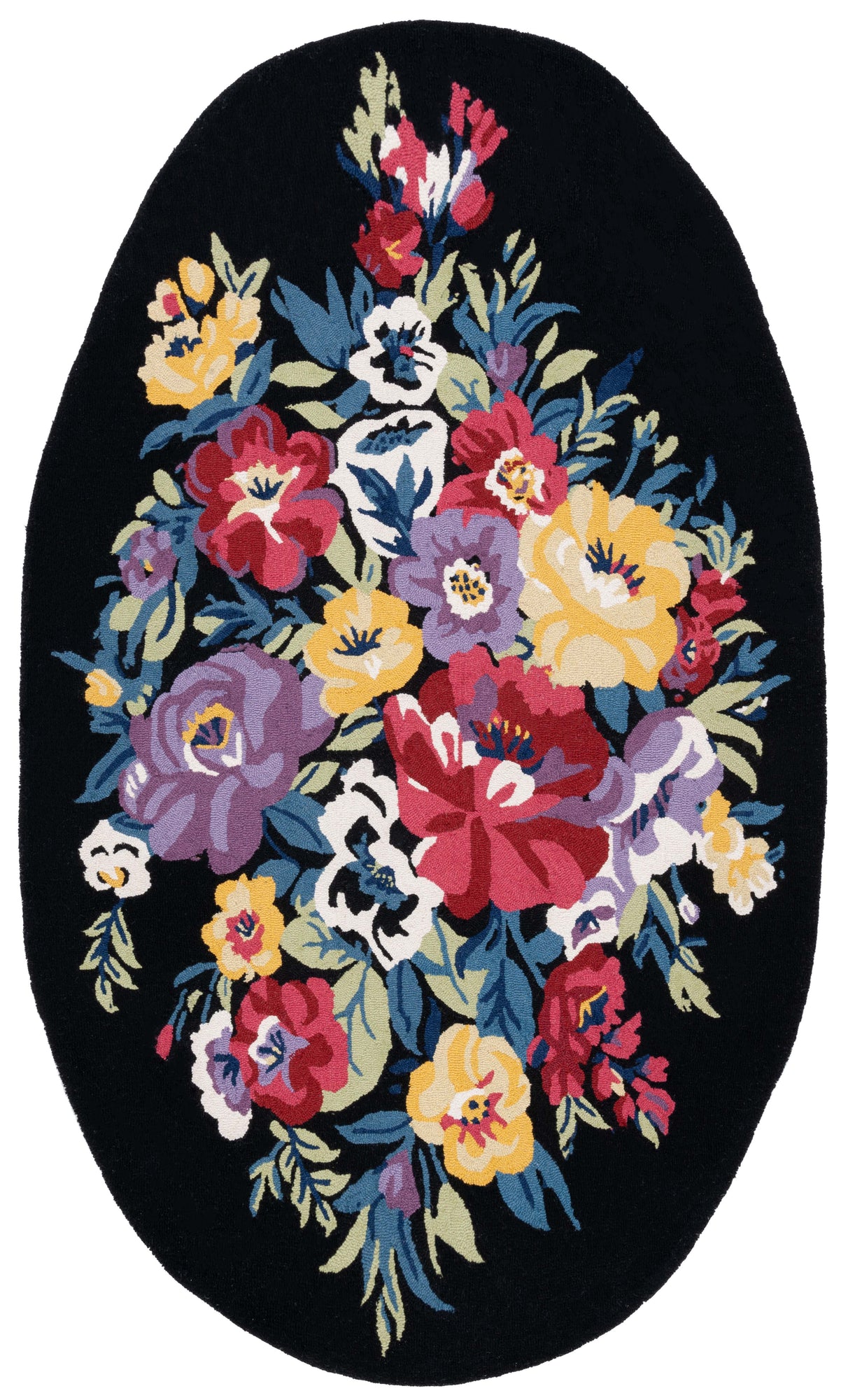 Safavieh Chelsea 219 Rug, HK219 - Black / Rose