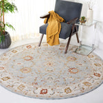 Safavieh Hamilton 102 Rug, HLT102 - Blue / Gold