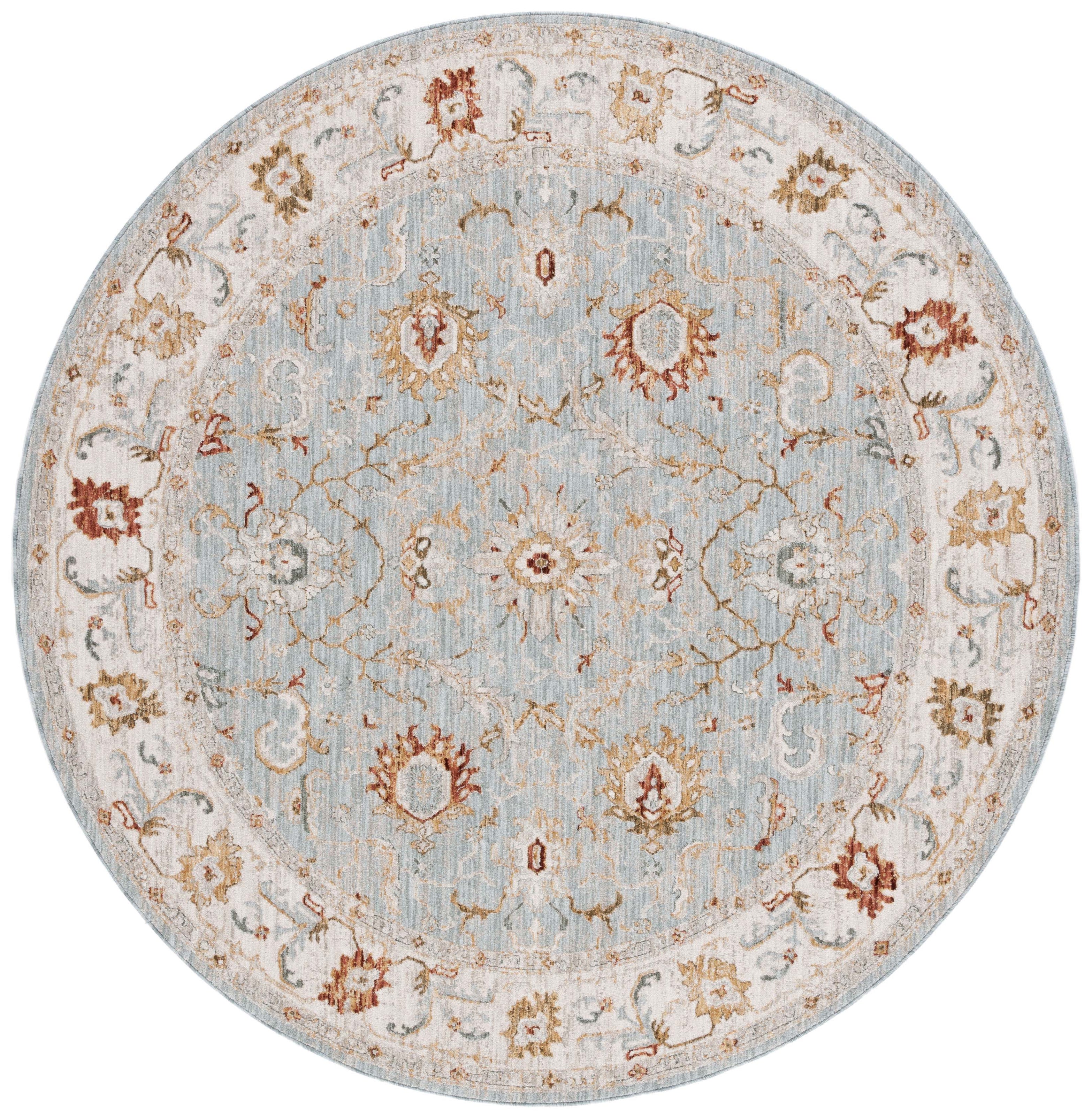 Safavieh Hamilton 102 Rug, HLT102 - Blue / Gold