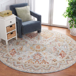 Safavieh Hamilton 104 Rug, HLT104 - Blue / Gold Rust