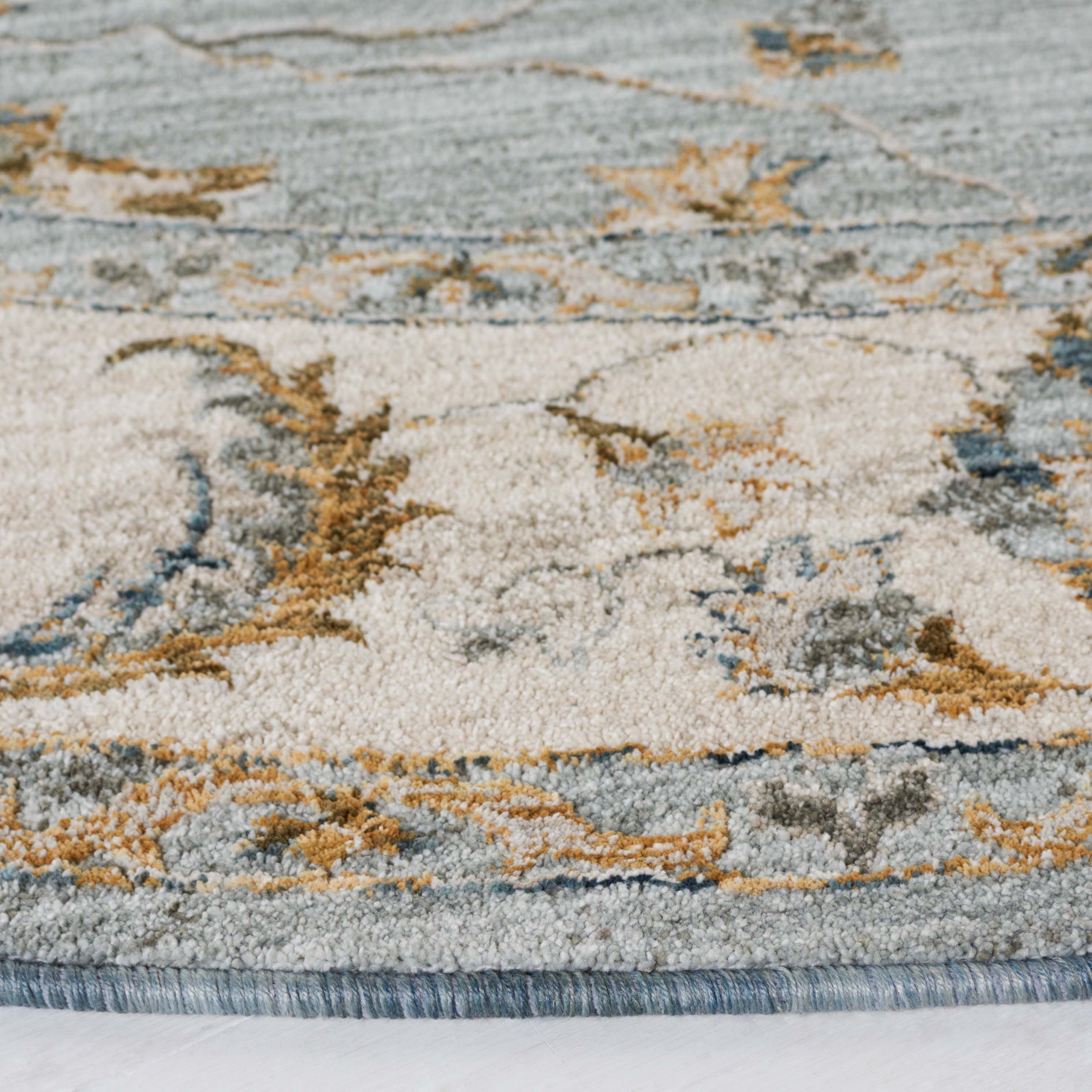 Safavieh Hamilton 106 Rug, HLT106 - Blue / Gold
