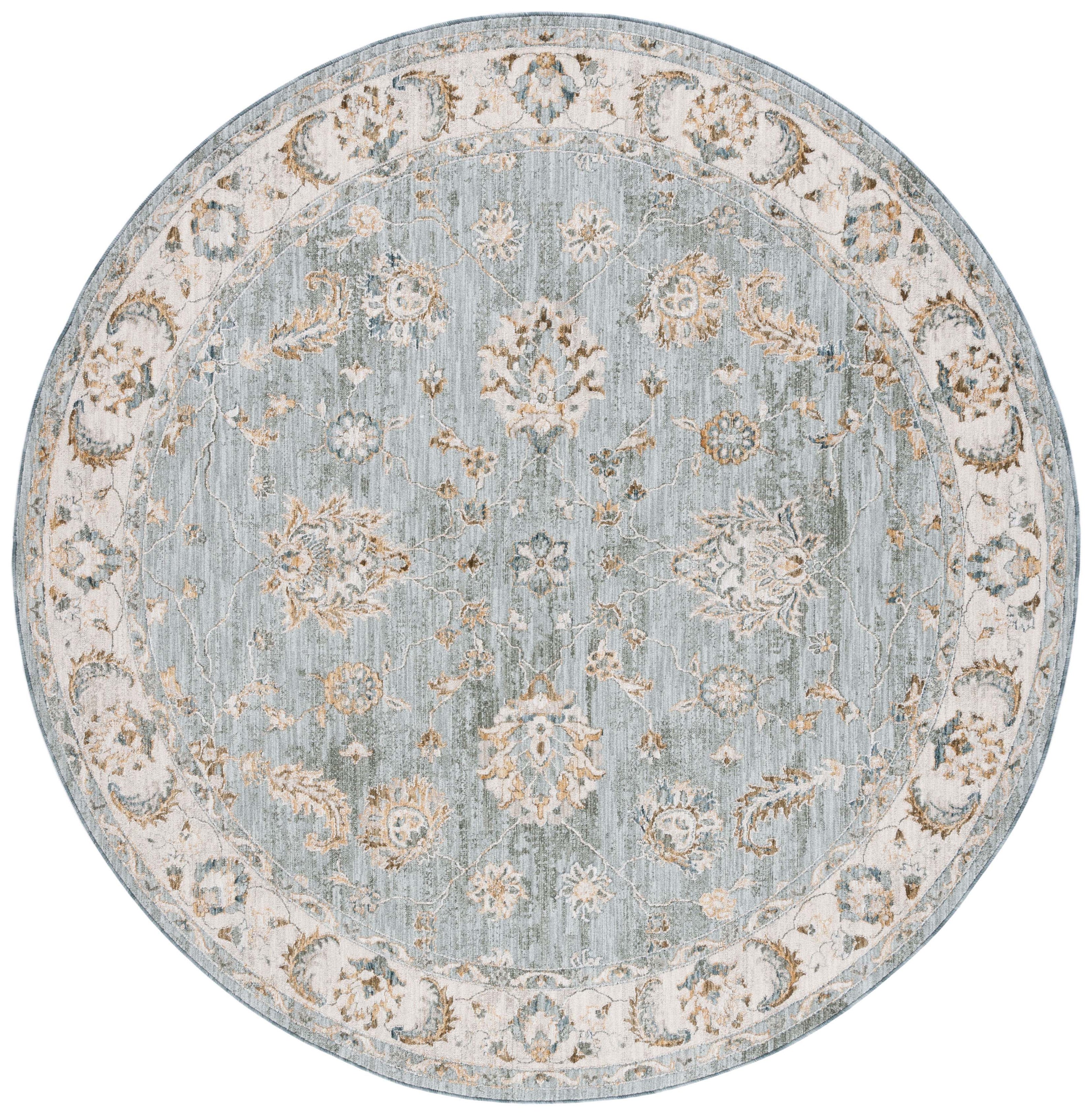 Safavieh Hamilton 106 Rug, HLT106 - Blue / Gold