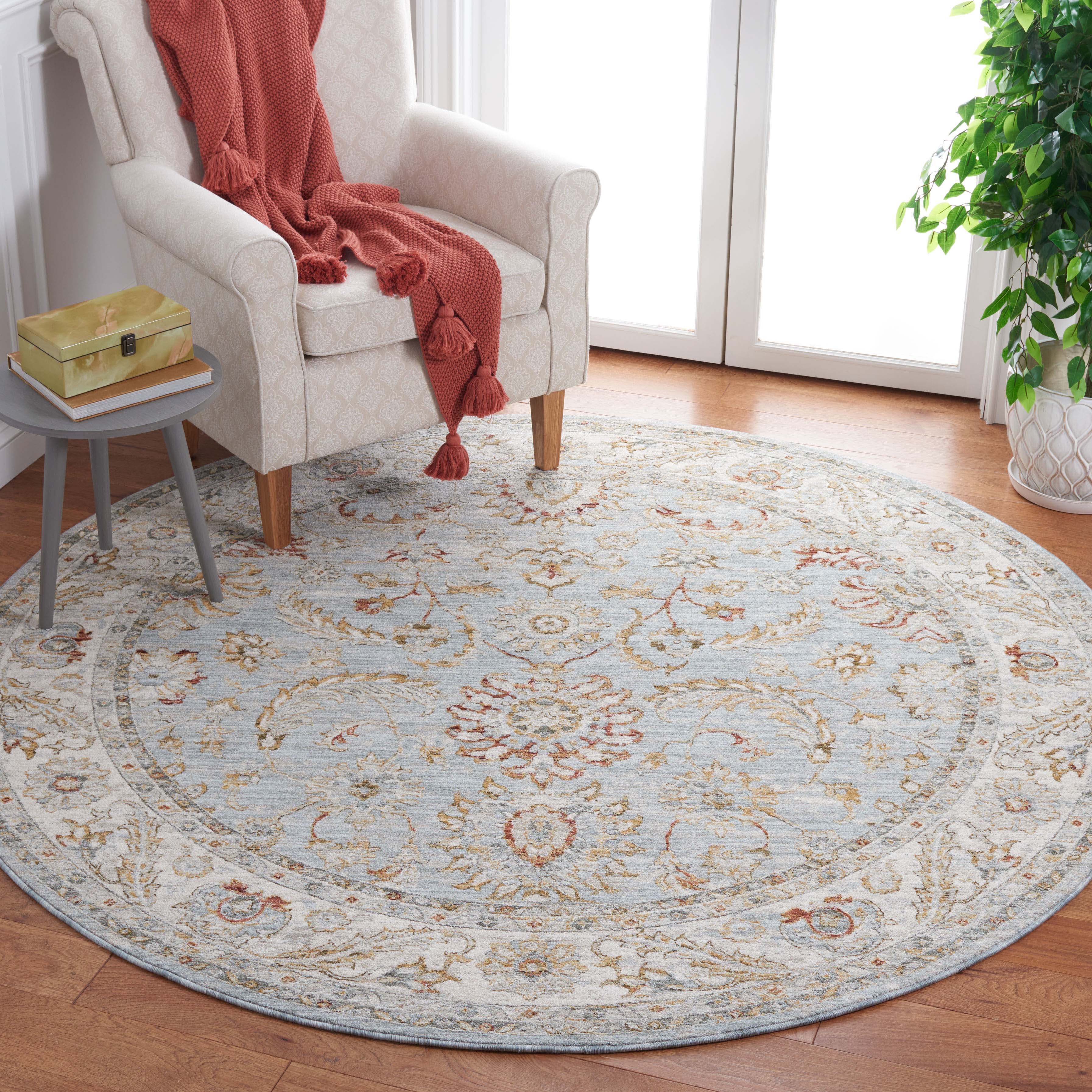 Safavieh Hamilton 108 Rug, HLT108 - Blue / Gold