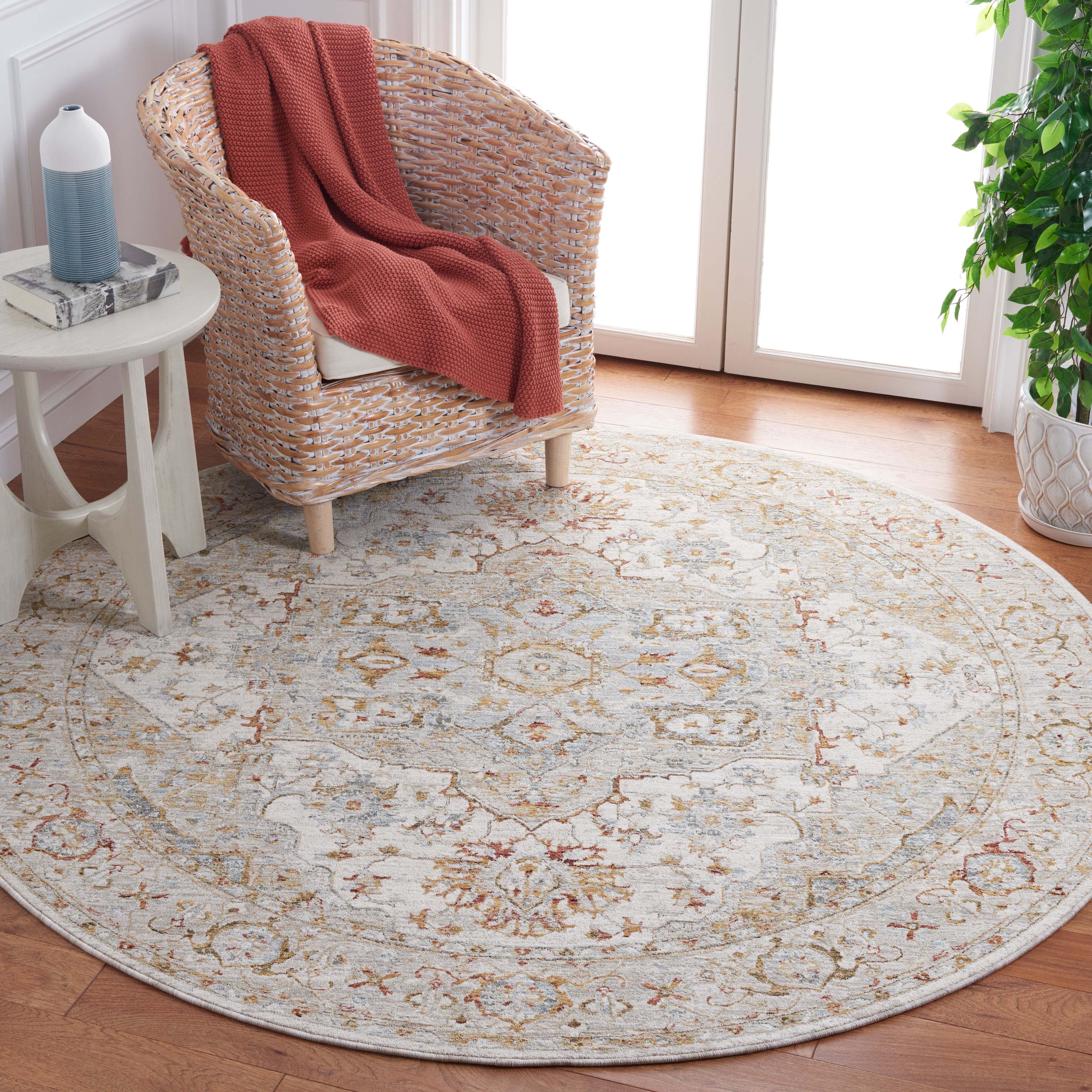 Safavieh Hamilton 110 Rug, HLT110 - Ivory / Blue
