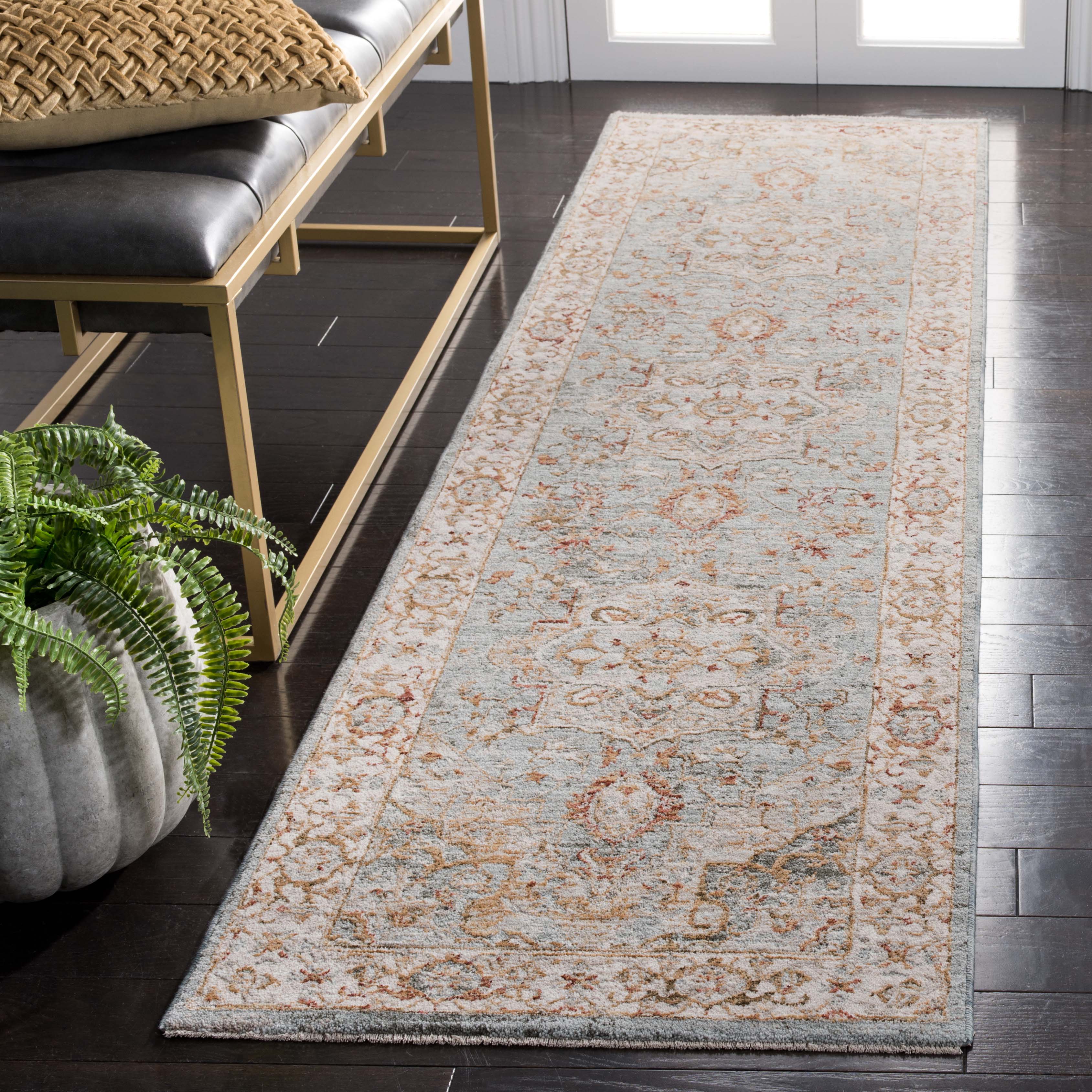 Safavieh Hamilton 110 Rug, HLT110 - Blue / Grey