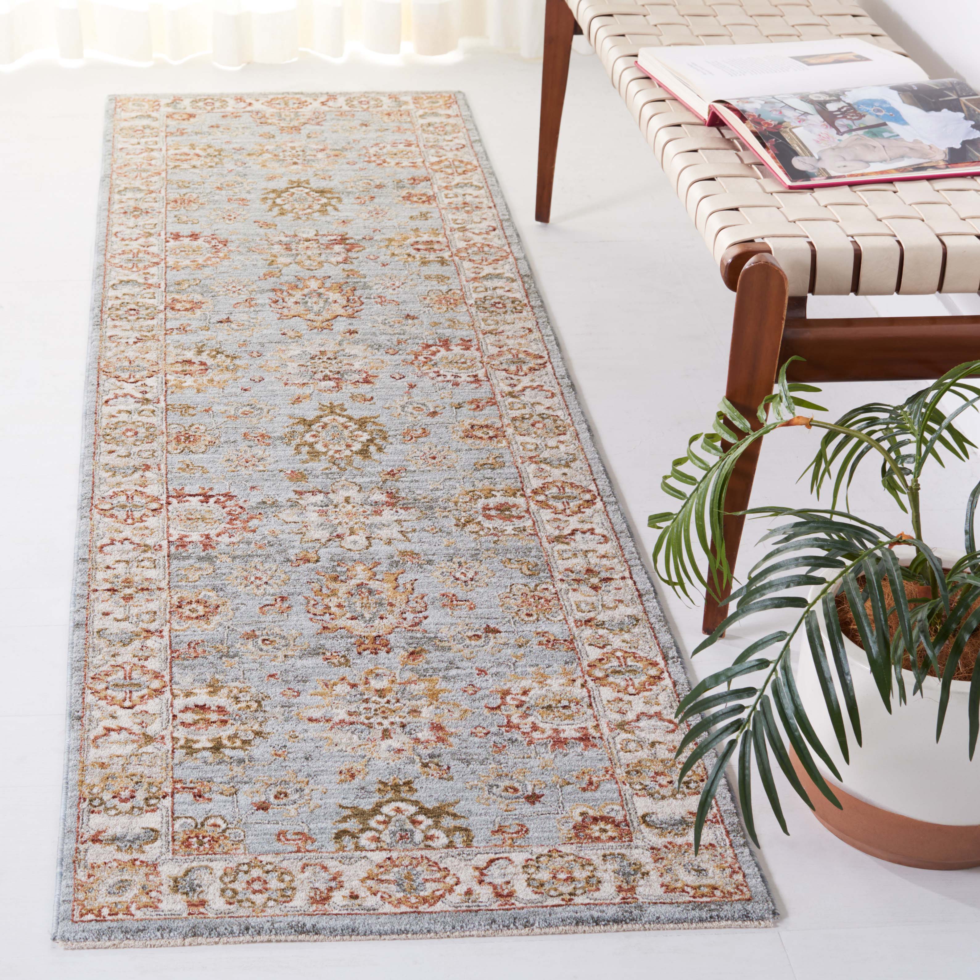 Safavieh Hamilton 112 Rug, HLT112 - Blue / Ivory