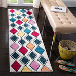 Safavieh Hollywood 704 Rug, HLW704 - Ivory / Peacock Blue