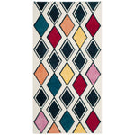 Safavieh Hollywood 704 Rug, HLW704 - Ivory / Peacock Blue