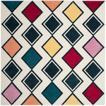 Safavieh Hollywood 704 Rug, HLW704 - Ivory / Peacock Blue