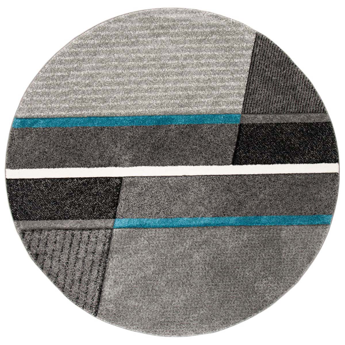 Safavieh Hollywood 711 Rug, HLW711 - Grey / Teal