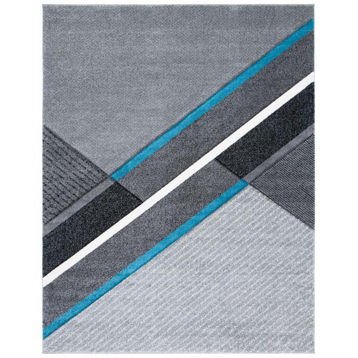 Safavieh Hollywood 711 Rug, HLW711 - Grey / Teal