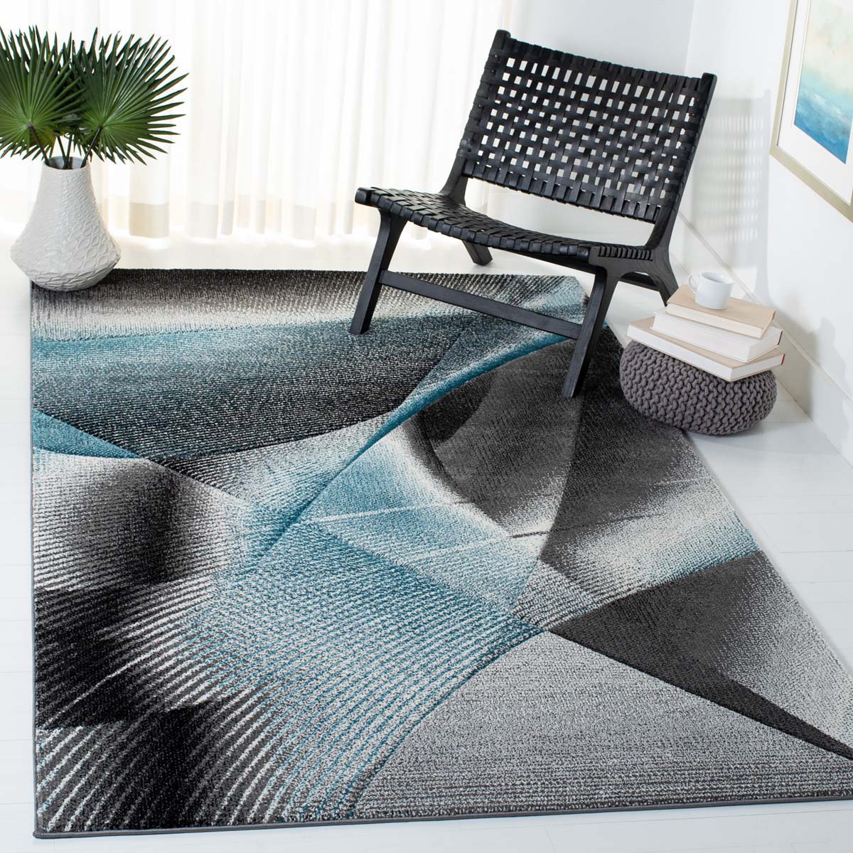 Safavieh Hollywood 715 Rug, HLW715 - Grey / Blue