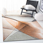 Safavieh Hollywood 715 Rug, HLW715 - Grey / Orange