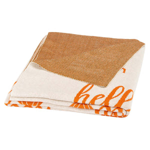 Safavieh Pumpkin Throw Blanket , HOL2502