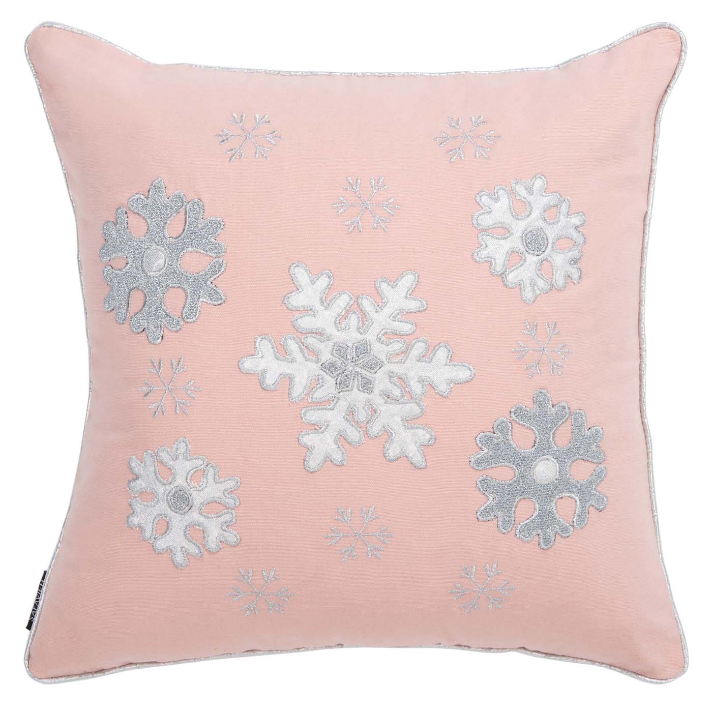 Safavieh Sunderland Snowflake Pillow , HOL4010