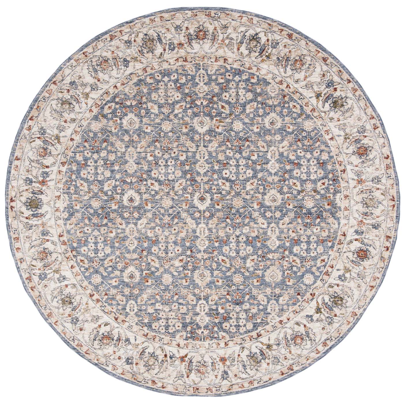 Safavieh Heirloom 701 Rug, HRL701 - Ivory / Blue
