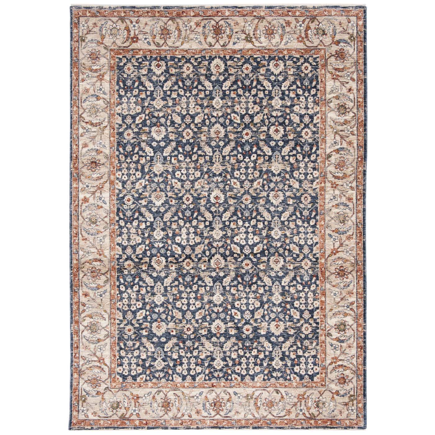 Safavieh Heirloom 701 Rug, HRL701 - Navy / Beige