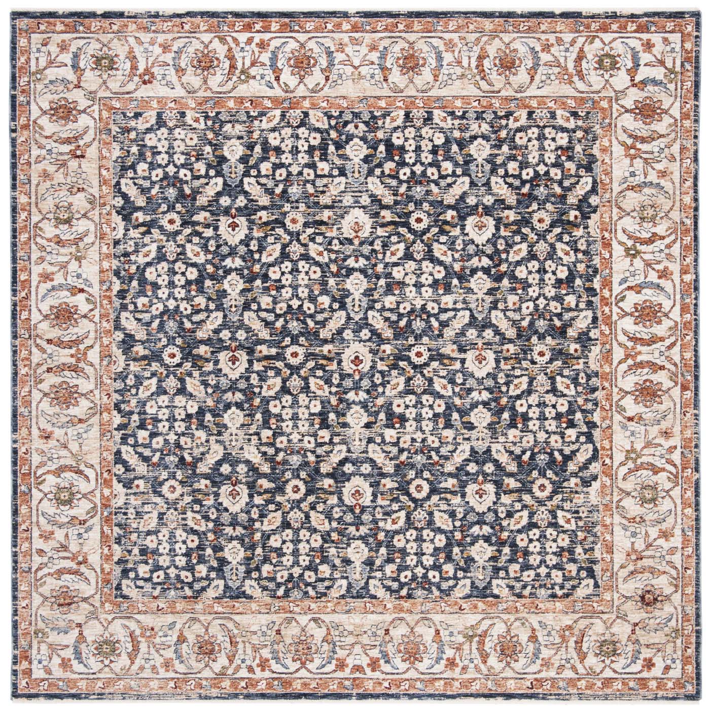 Safavieh Heirloom 701 Rug, HRL701 - Navy / Beige