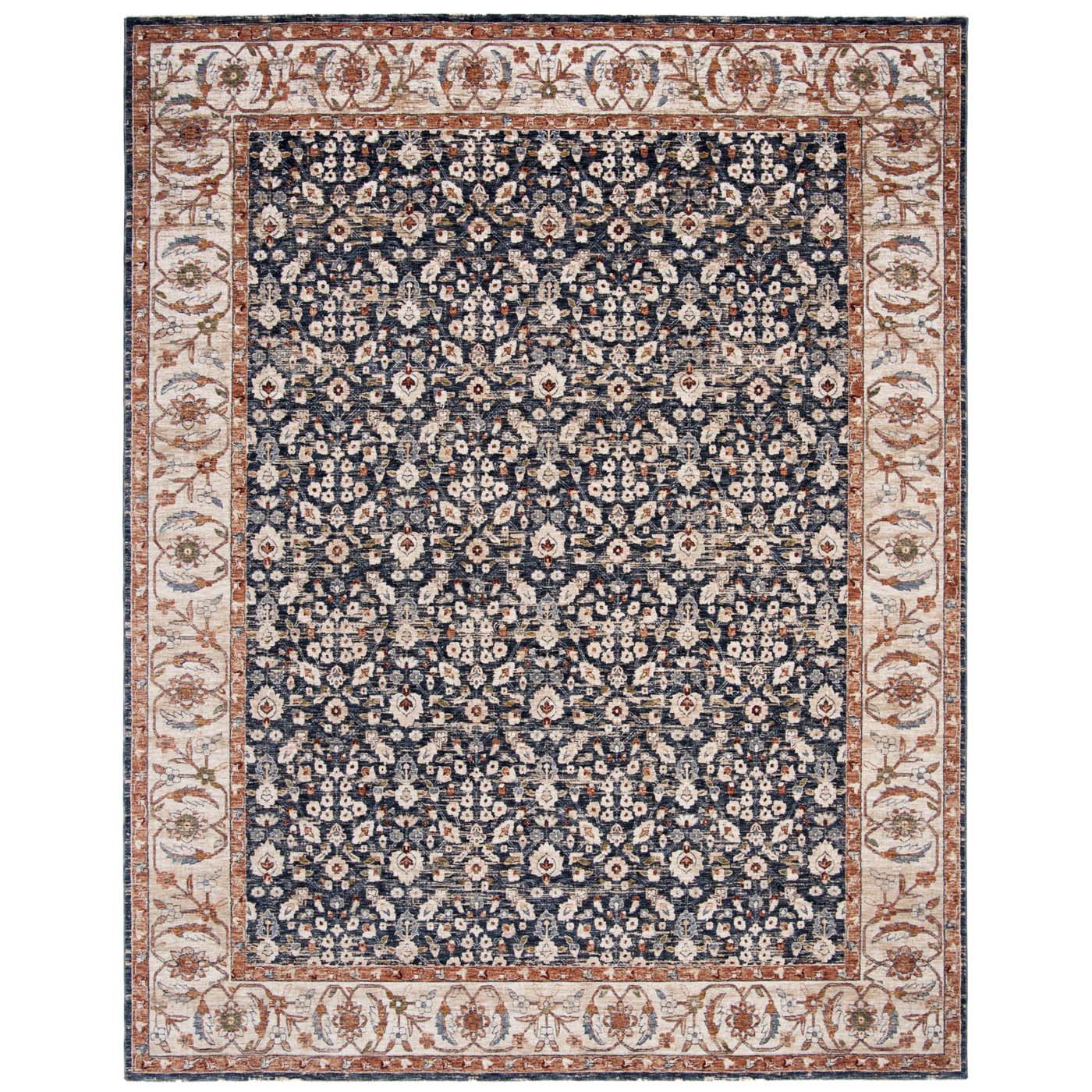 Safavieh Heirloom 701 Rug, HRL701 - Navy / Beige