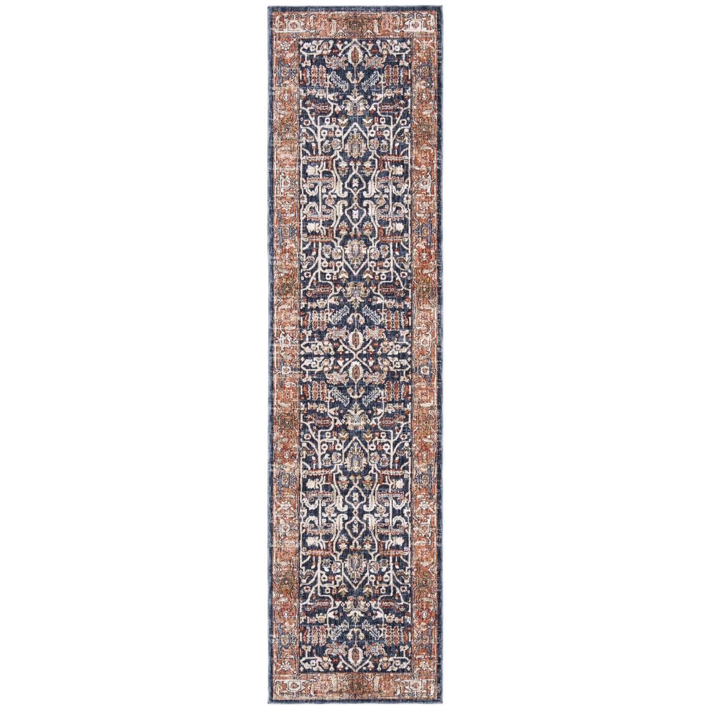 Safavieh Heirloom 703 Rug, HRL703 - Navy / Beige