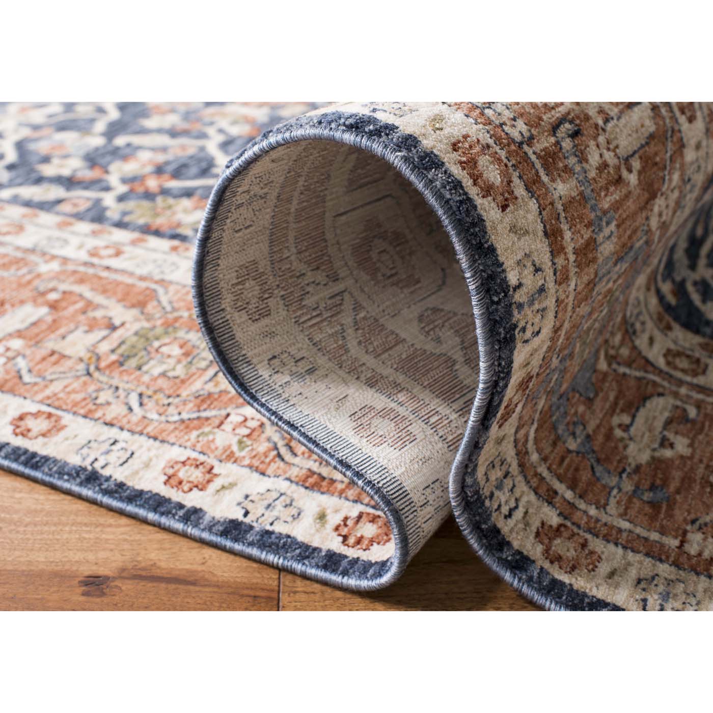 Safavieh Heirloom 703 Rug, HRL703 - Navy / Beige