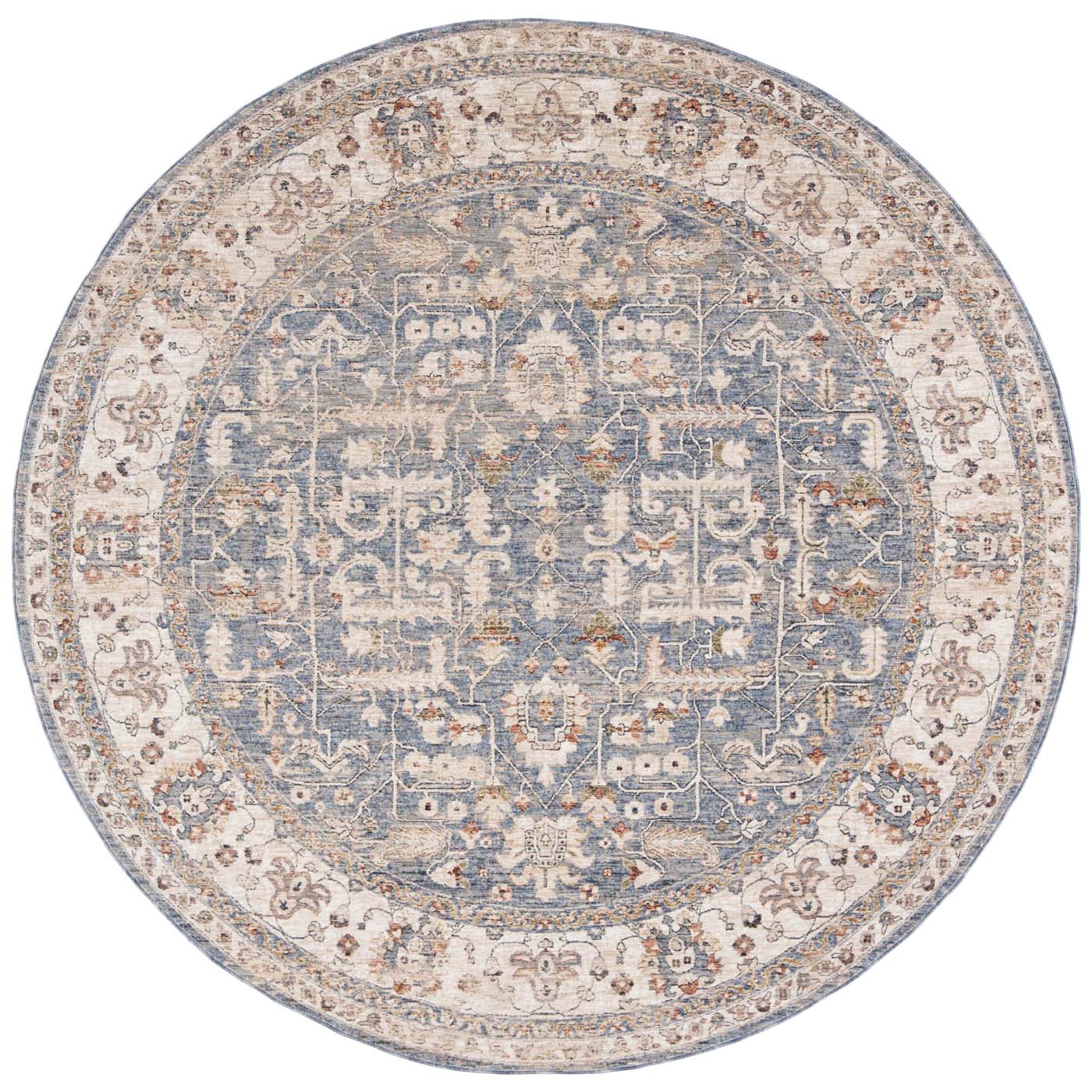 Safavieh Heirloom 704 Rug, HRL704 - Light Blue / Ivory