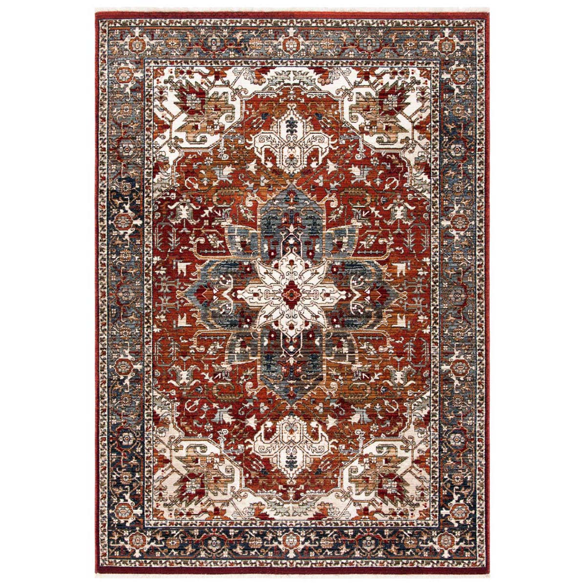 Safavieh Herat 301 Rug, HRT301 - Red / Ivory