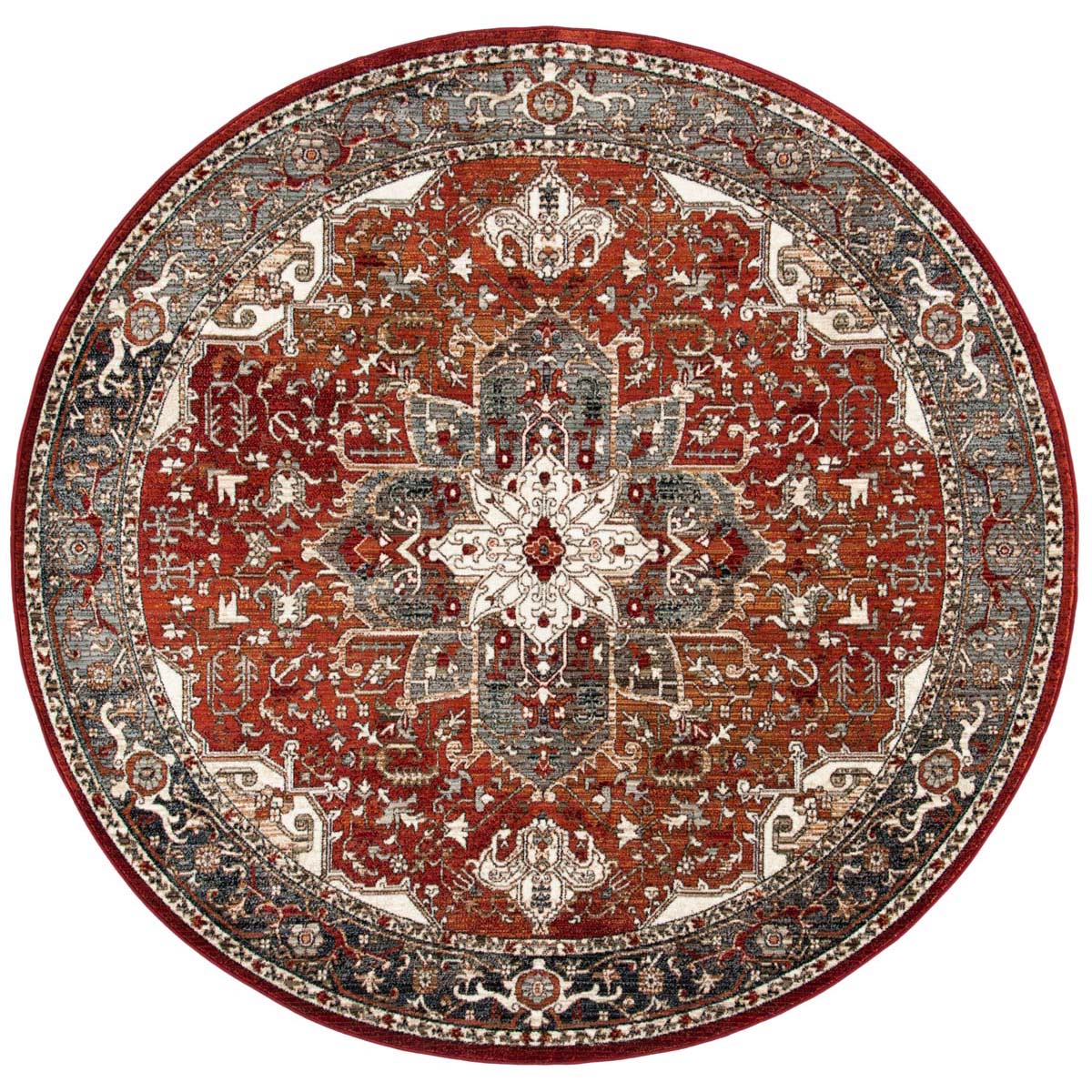 Safavieh Herat 301 Rug, HRT301 - Red / Ivory