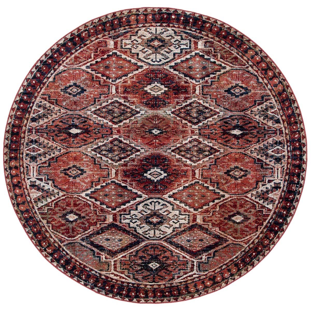 Safavieh Herat 315 Rug, HRT315 - Rust / Creme