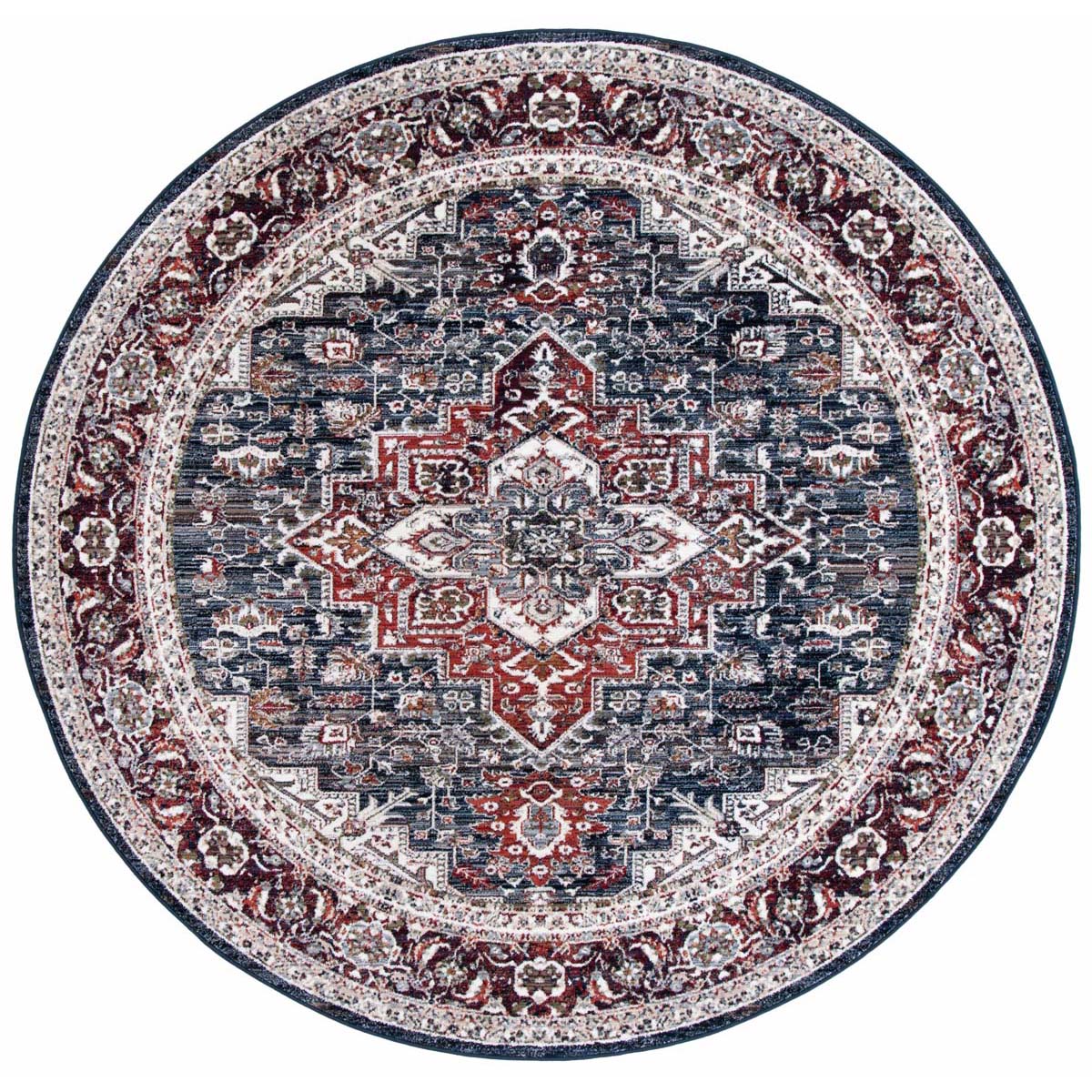 Safavieh Herat 321 Rug, HRT321 - Navy / Red