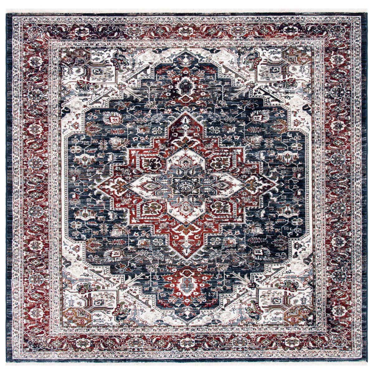 Safavieh Herat 321 Rug, HRT321 - Navy / Red