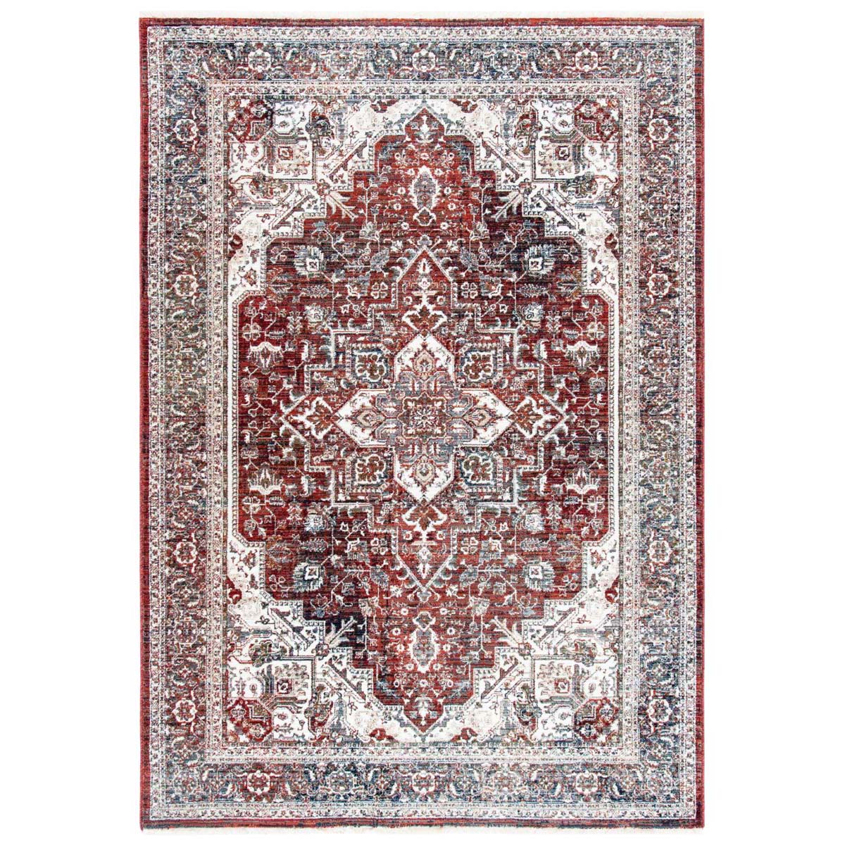 Safavieh Herat 321 Rug, HRT321 - Red / Ivory