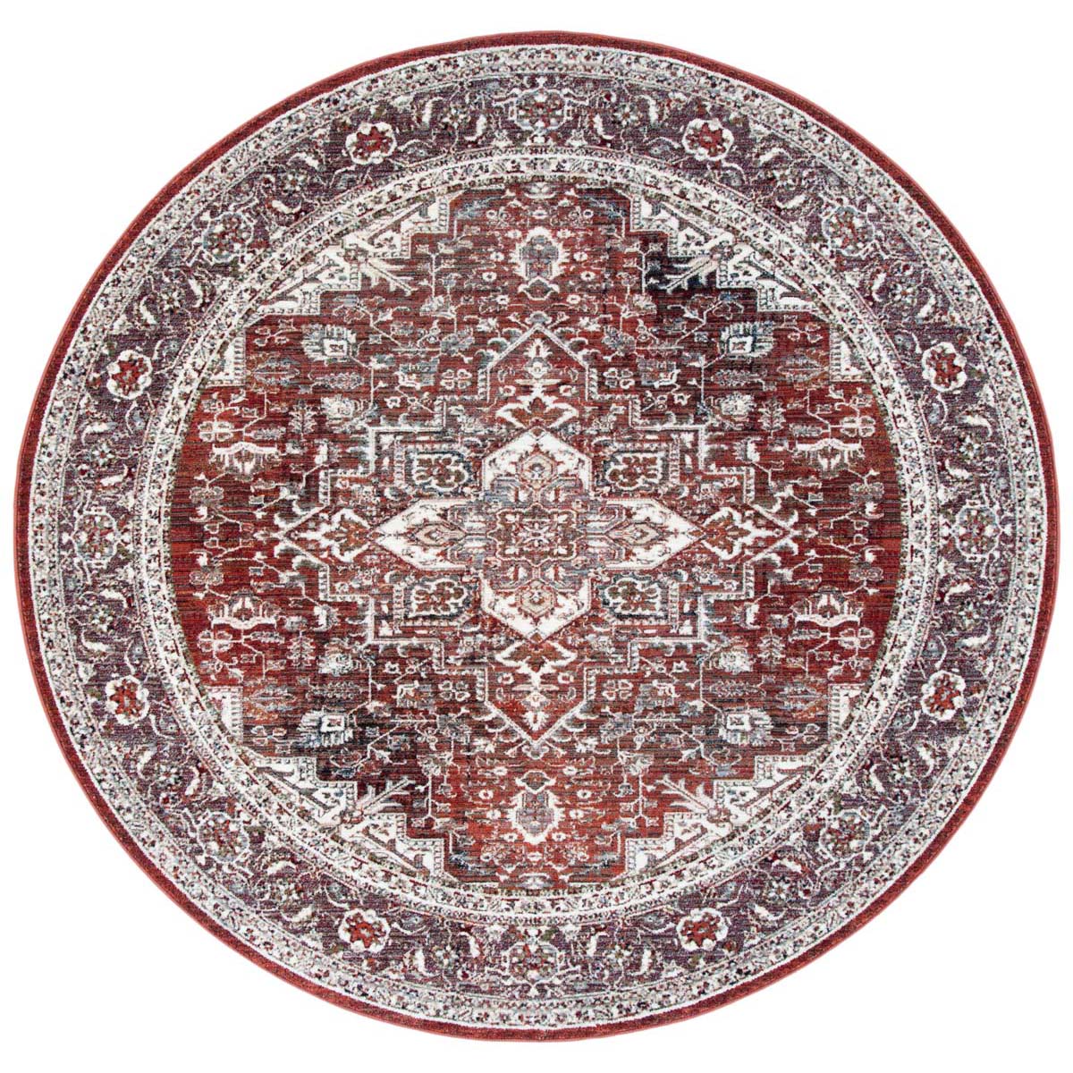 Safavieh Herat 321 Rug, HRT321 - Red / Ivory