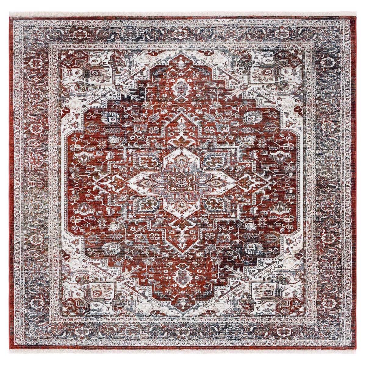 Safavieh Herat 321 Rug, HRT321 - Red / Ivory