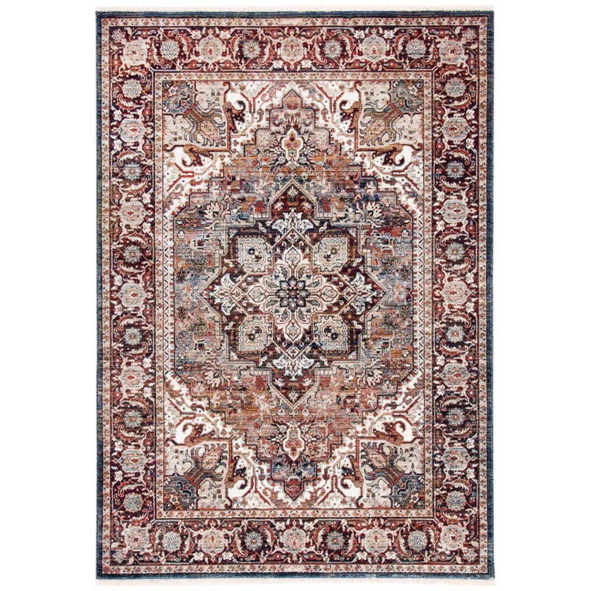 Safavieh Herat 331 Rug, HRT331 - Red / Ivory