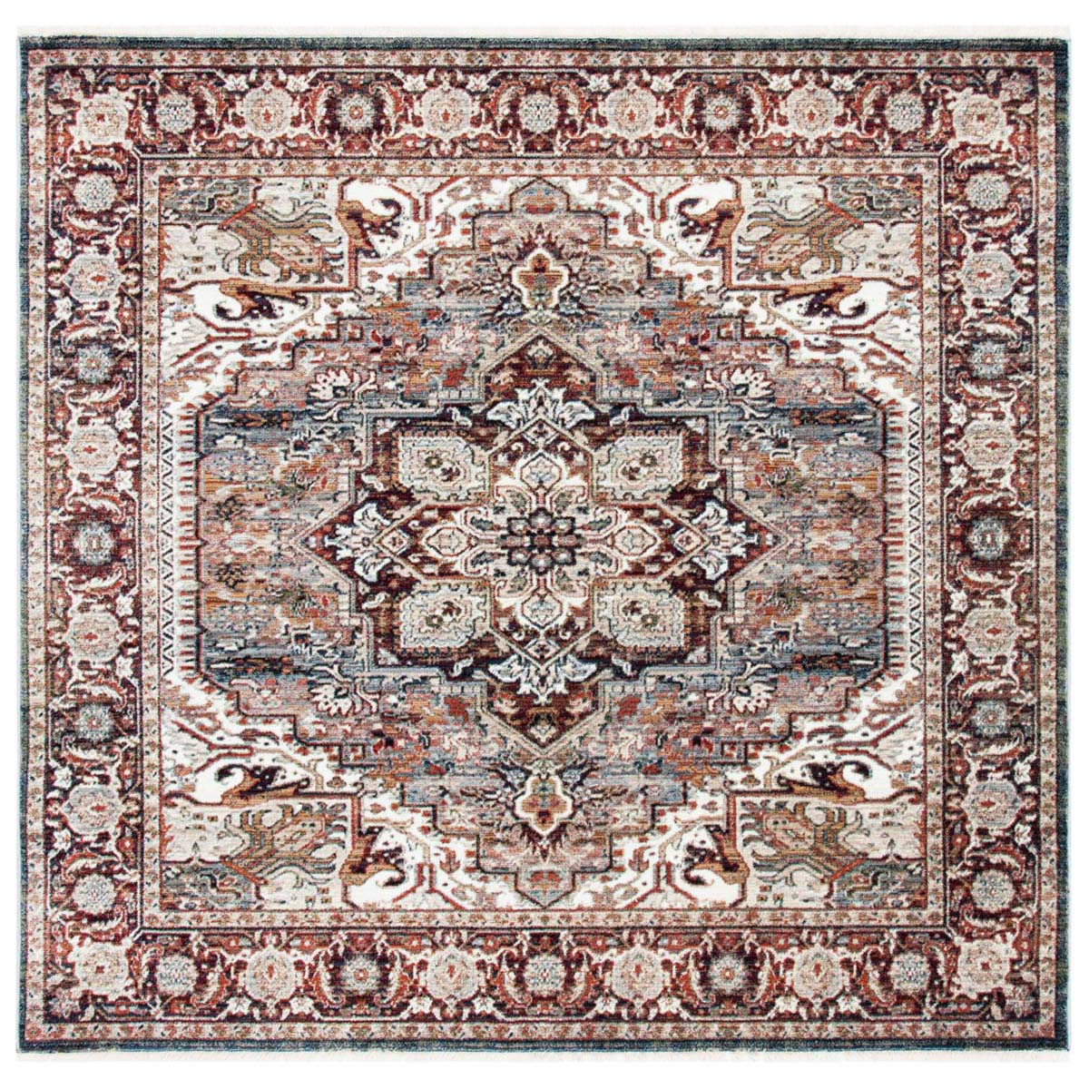 Safavieh Herat 331 Rug, HRT331 - Red / Ivory