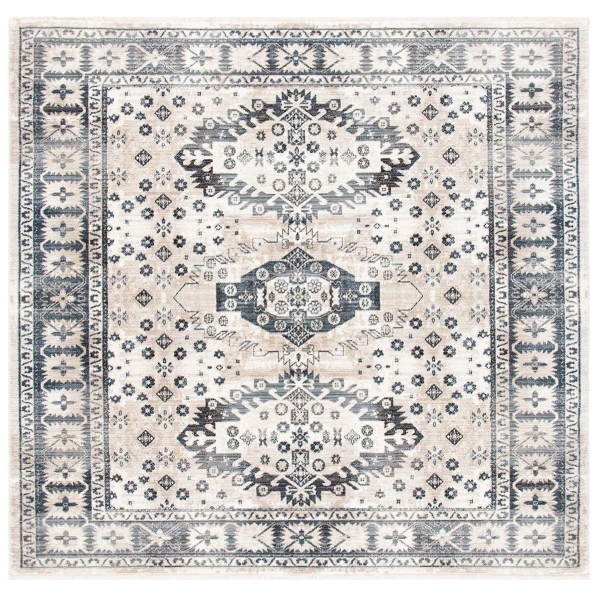 Safavieh Herat 356 Rug, HRT356 - Ivory / Grey
