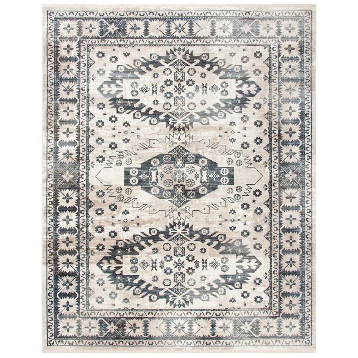 Safavieh Herat 356 Rug, HRT356 - Ivory / Grey
